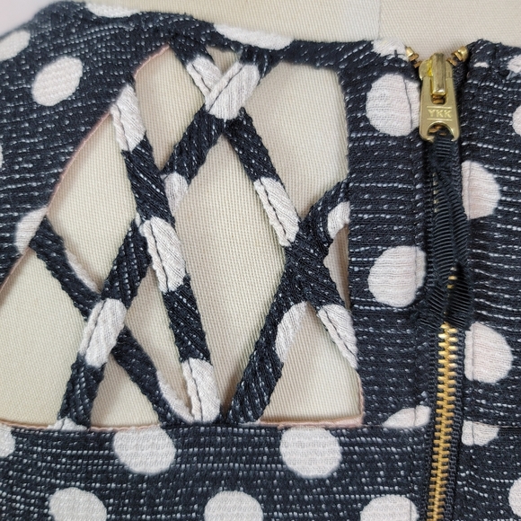 Anthropologie Maeve Nikola Polka Dot Retro Style Dress ASO As Seen On Glee Quinn - Picture 16 of 16